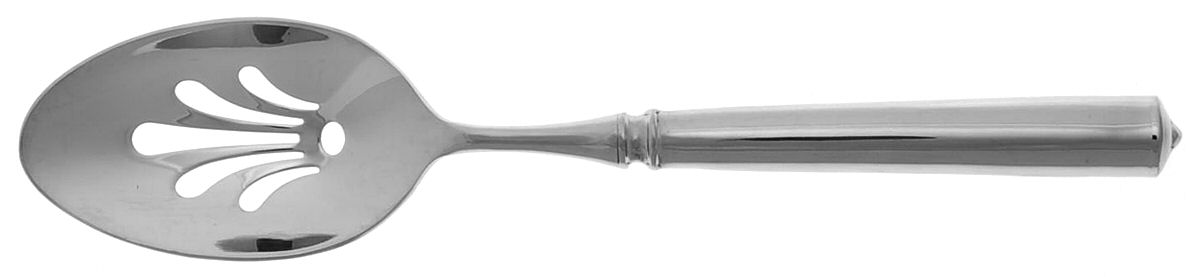 Aria (Stainless) Pierced Tablespoon (Serving Spoon) by Wedgwood Silver-1