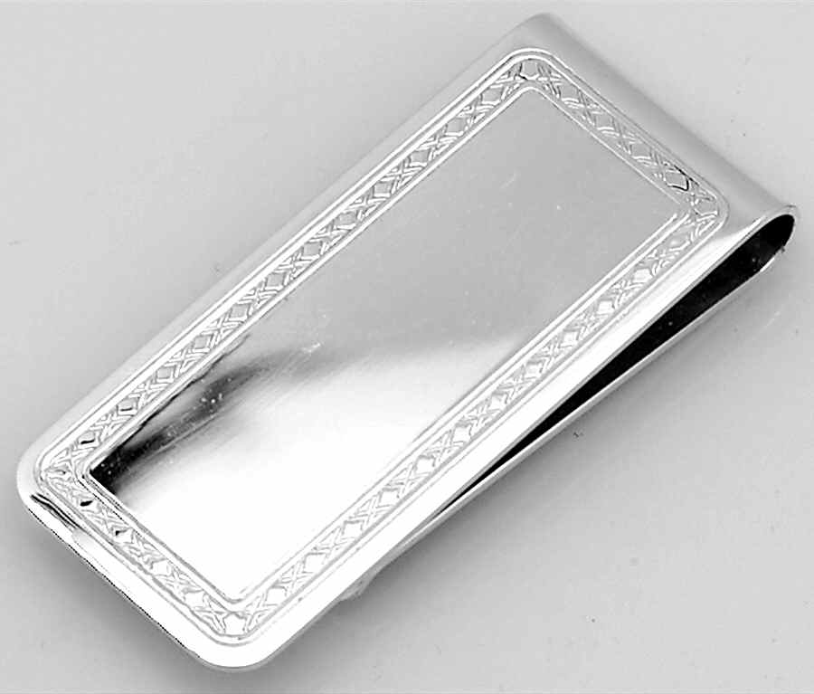 Powerscourt (Sterling, Hollowware) Money Clip by Waterford-1