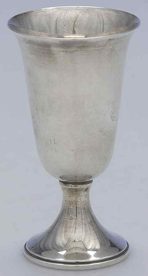 20 (Sterling, Hollowware) Sterling Cordial Cup by Web Silver-1