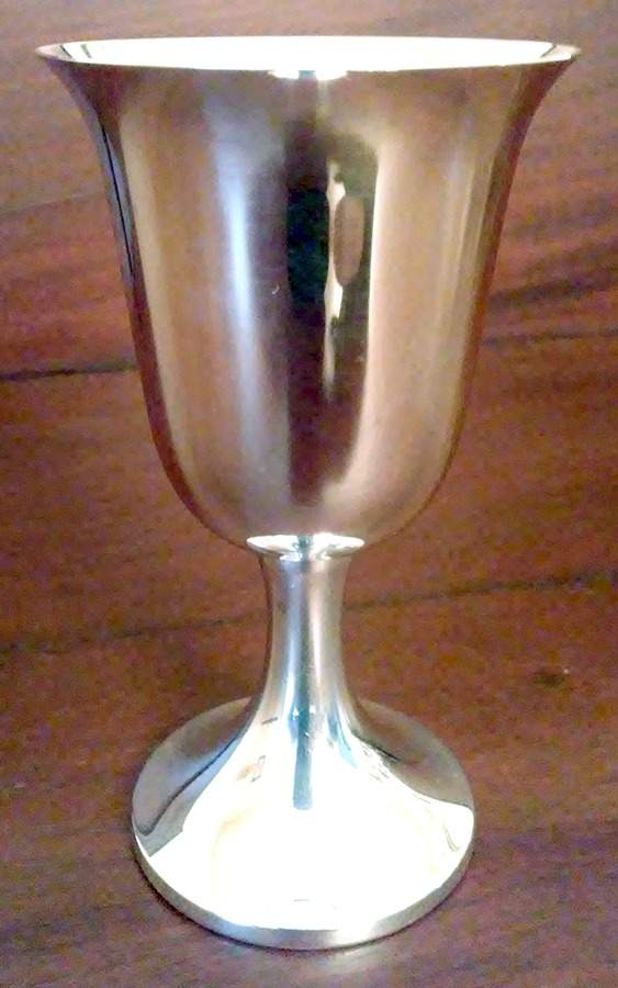 20 (Sterling, Hollowware) Sterling Wine Goblet by Web Silver-1