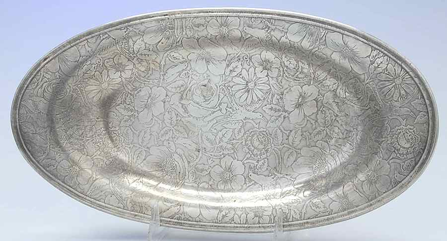 Tapestry (Silverplate, Hollowware) 12" Bread Tray by Weidlich Bros Mfg Co-1
