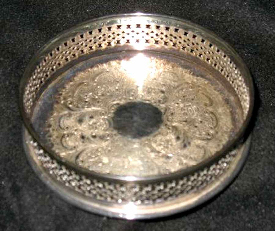 9011 (Silverplate, Hollowware) Silverplate Wine Coaster by Wallace Silver-1