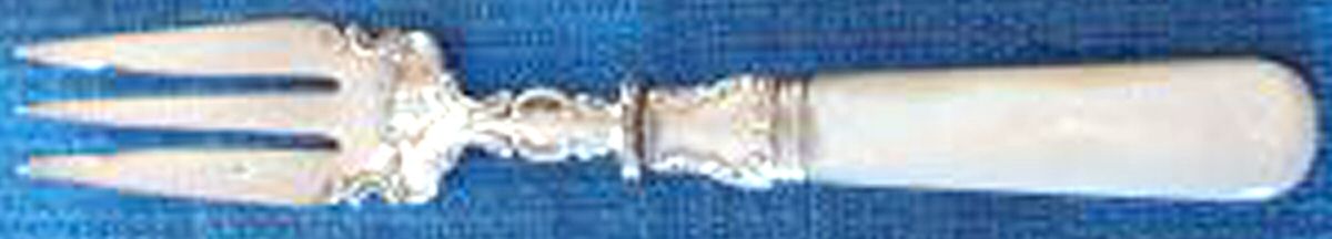 Pearl Handle Flatware 2 (Sterling) Pearl Handle Individual Fish Fork by Wallace Silver-1