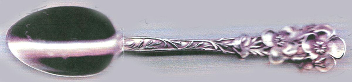 Floral Series #8 (Sterling) Teaspoon by Watson-1