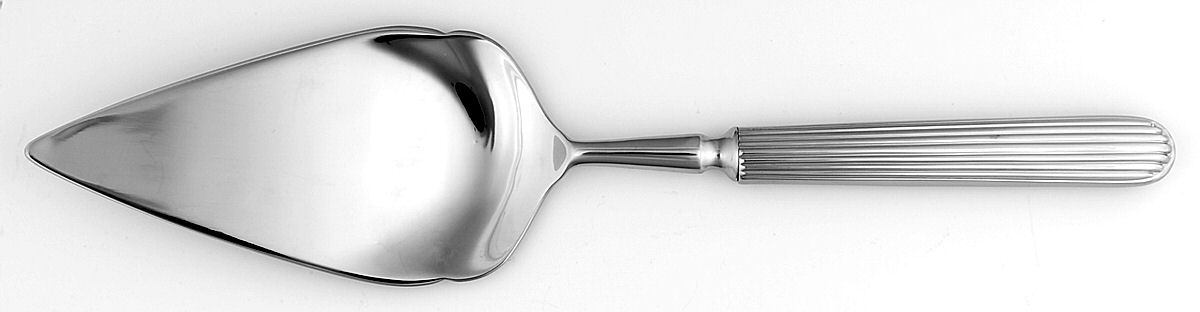 Sonata (Stainless) Pie and Cake Server, Solid Piece by Wedgwood Silver-1