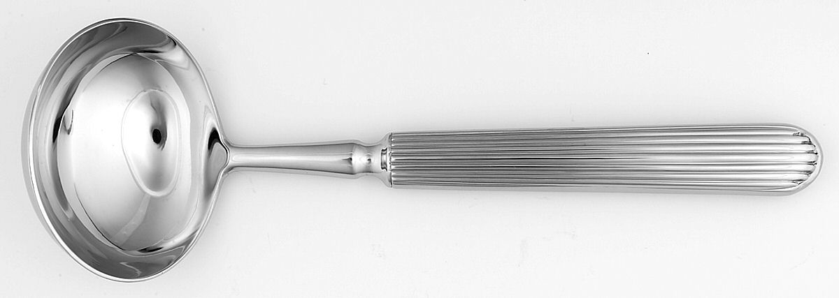 Sonata (Stainless) Solid Gravy Ladle by Wedgwood Silver-1