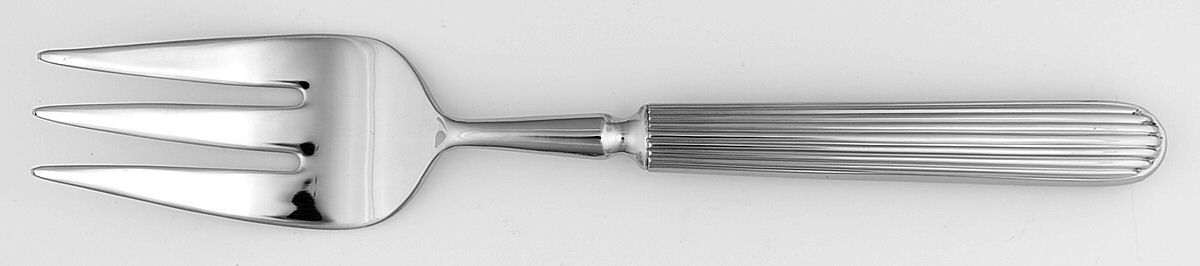 Sonata (Stainless) Medium Solid Cold Meat Serving Fork by Wedgwood Silver-1