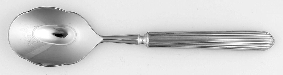 Sonata (Stainless) Sugar Shell Spoon by Wedgwood Silver-1