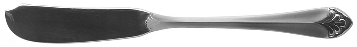 St Regis (Stainless-Frosted) Flat Handle Master Butter Knife by Wallace Silver-1