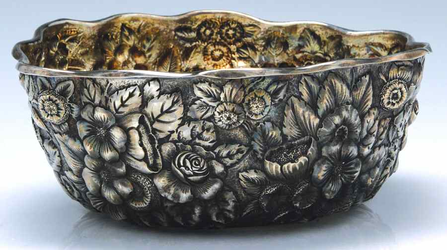 1543M (Sterling, Hollowware) 9" Fruit Serving Bowl by Whiting Manf Co-1