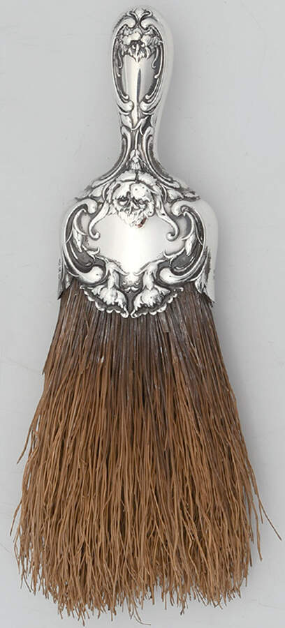 1900 (Sterling, Hollowware) Sterling Handle Whisk Broom by Wallace Silver-1