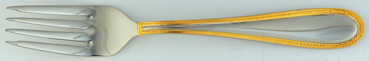 Vera Lace Gold (Stainless) Individual Salad Fork by Wedgwood Silver-1