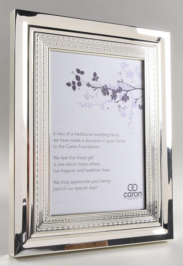 With Love (Metal, Hollowware) Frame-Holds 8" X 10" Picture by Wedgwood Silver-1