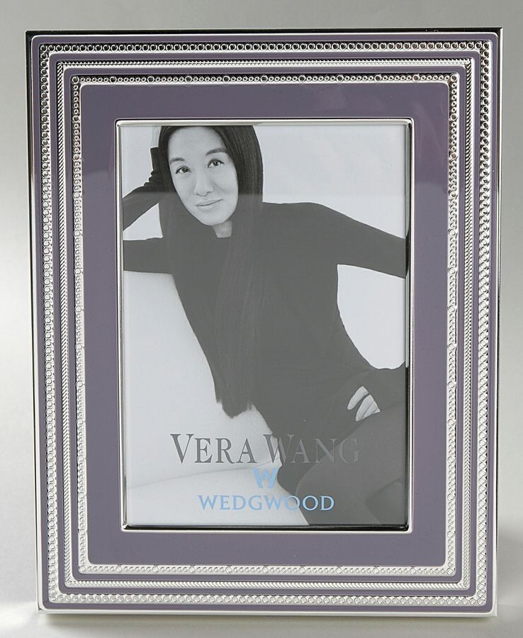 With Love (Metal, Hollowware) Frame-Holds 5" X 7" Picture by Wedgwood Silver-1