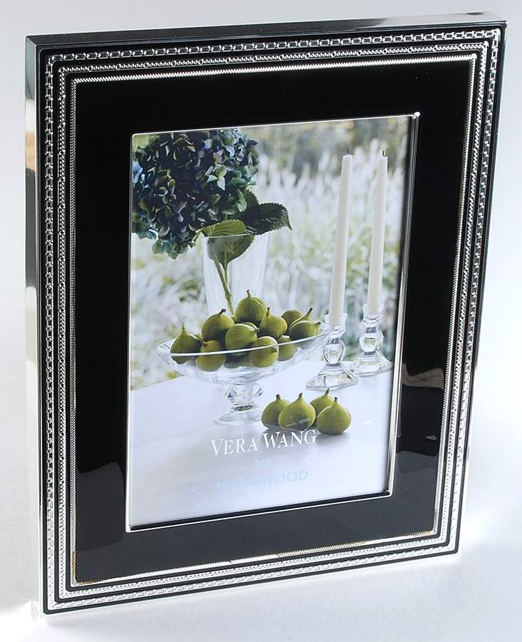 With Love (Metal, Hollowware) Frame-Holds 8" X 10" Picture by Wedgwood Silver-1