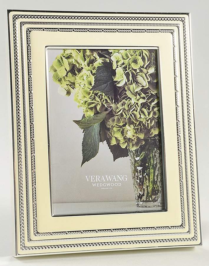 With Love (Metal, Hollowware) Frame-Holds 5" X 7" Picture by Wedgwood Silver-1