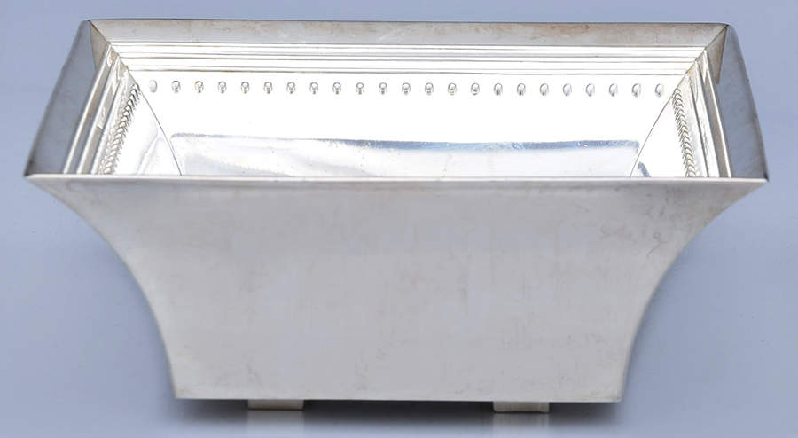Grosgrain (Silverplate, Hollowware) Nut Dish by Wedgwood Silver-1