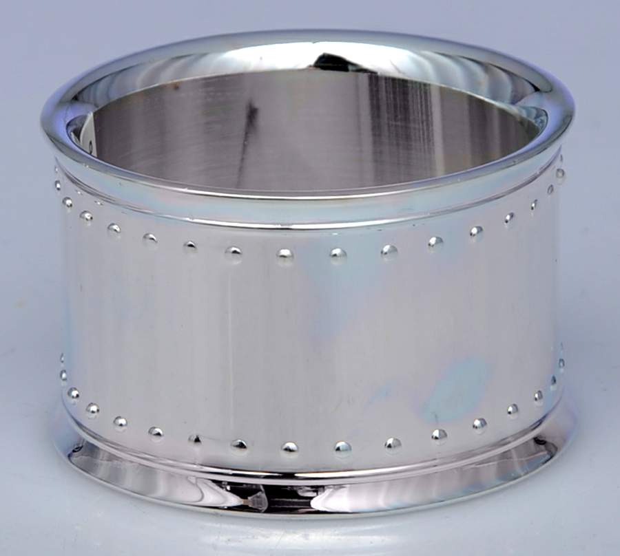 Grosgrain (Silverplate, Hollowware) Napkin Ring by Wedgwood Silver-1