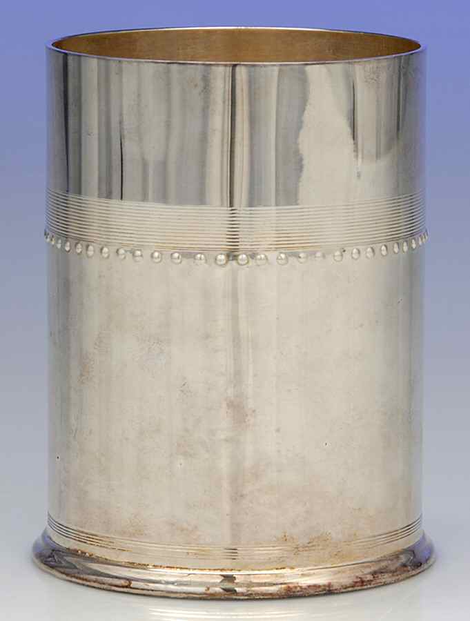 Grosgrain (Silverplate, Hollowware) Wine Cooler by Wedgwood Silver-1