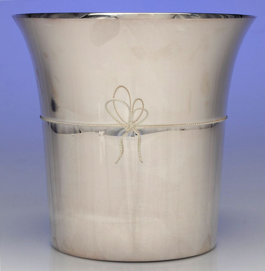 Love Knots (Hollowware) Champagne/Wine Cooler by Wedgwood Silver-1