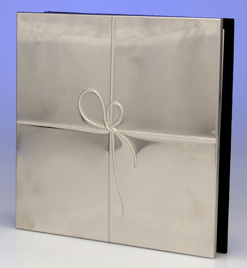 Love Knots (Hollowware) Guestbook by Wedgwood Silver-1