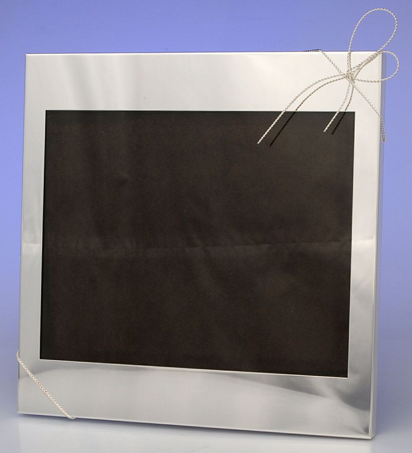 Love Knots (Hollowware) Frame Holds 8" X 10" by Wedgwood Silver-1