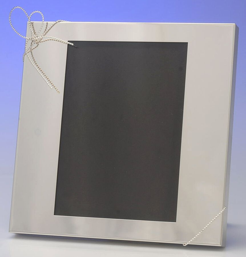 Love Knots (Hollowware) 5" X 7" Picture Frame by Wedgwood Silver-1