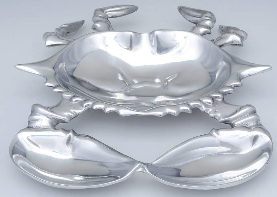 Crab (Hollowware) 1 Piece Chip and Dip Set by Wilton Armetale-1