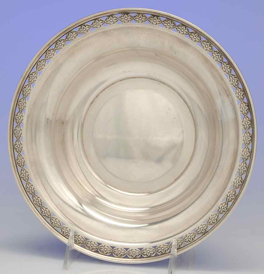 3957 (Sterling, Hollowware) 8" Low Round Vegetable Bowl by Whiting Manf Co-1