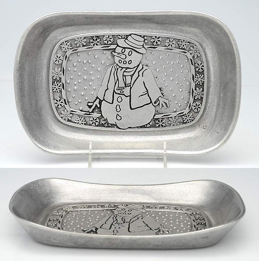 Snowman (Hollowware) 11" Bread Tray by Wilton Armetale-1