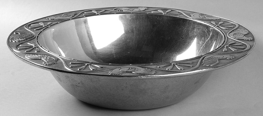 Rooster Inn (Hollowware) 12" Salad Serving Bowl by Wilton Armetale-1