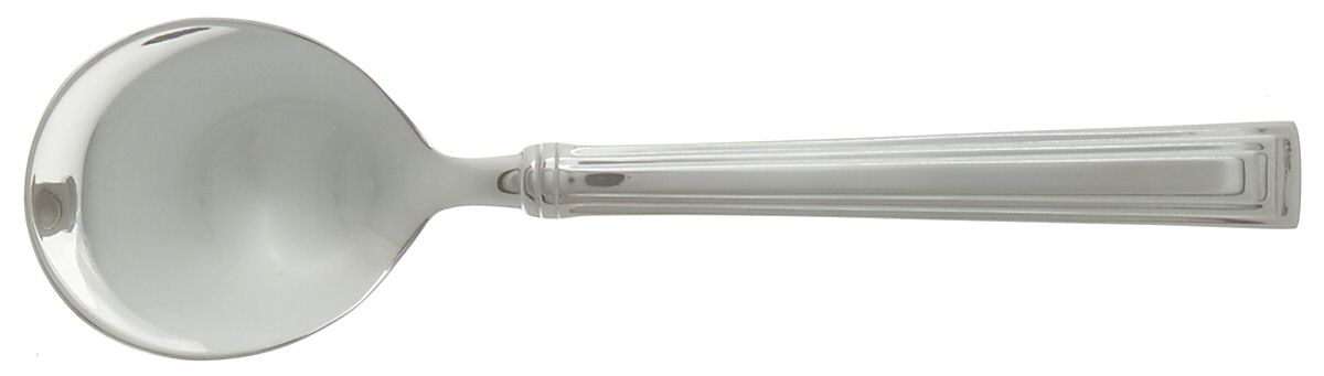 Slate (Stainless) Round Bowl Soup Spoon (Cream Soup) by World Tableware-1