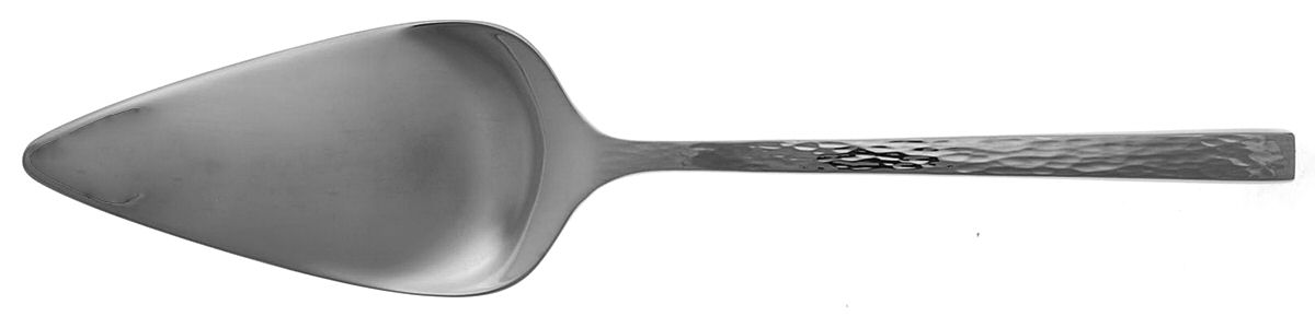 Hammered (Stainless) Pie and Cake Server, Solid Piece by Wedgwood Silver-1