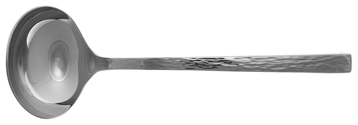 Hammered (Stainless) Solid Gravy Ladle by Wedgwood Silver-1
