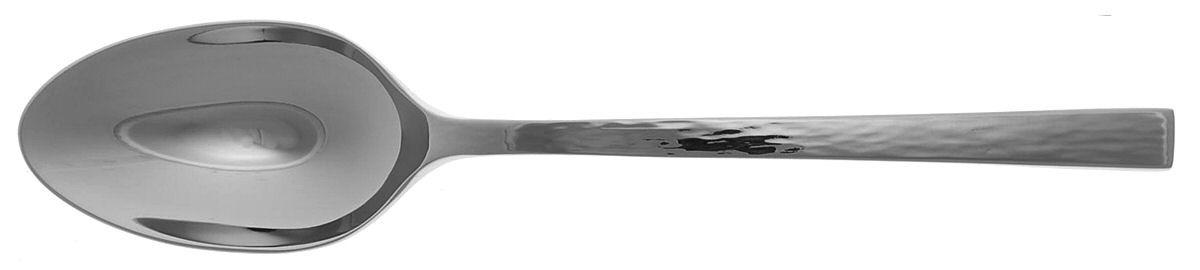 Hammered (Stainless) Place/Oval Soup Spoon by Wedgwood Silver-1