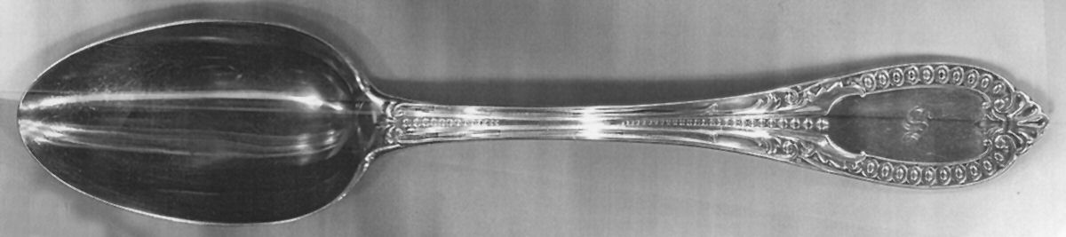 Italian (Sterling, 1860) Tablespoon (Serving Spoon) by William Gale & Son-1