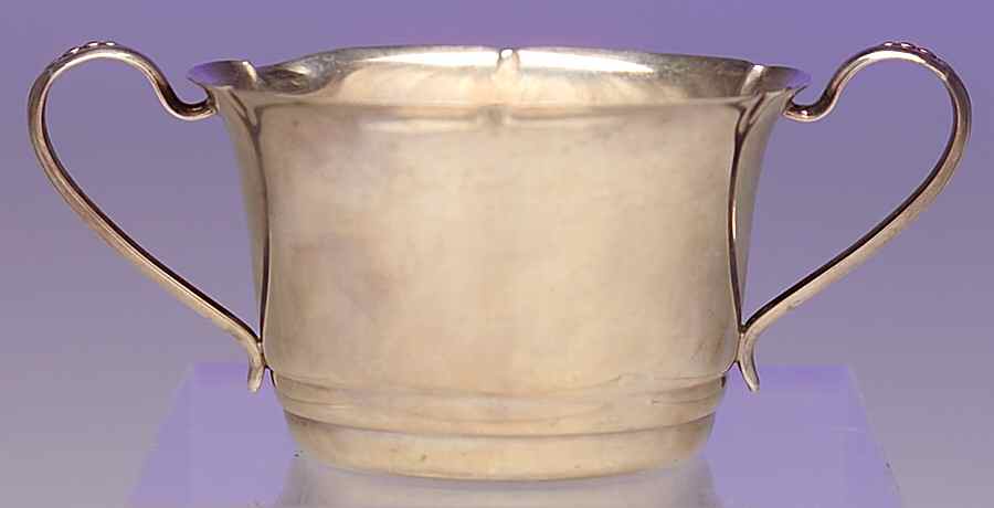 26220 (Sterling, Hollowware) Mini Open Sugar Bowl by Webster Co-1