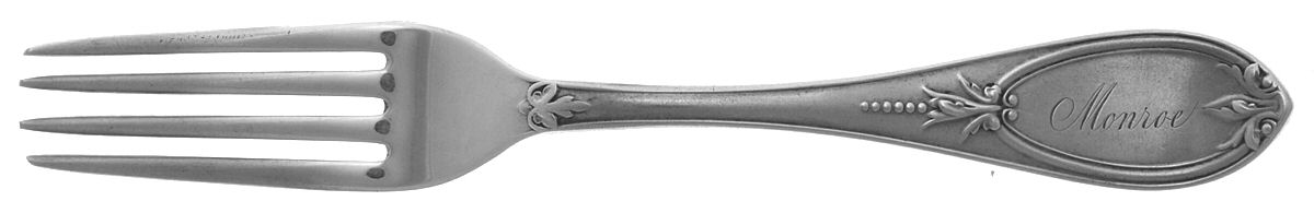 WDS38 (Sterling) Monogram Fork by Whiting Manf Co-1