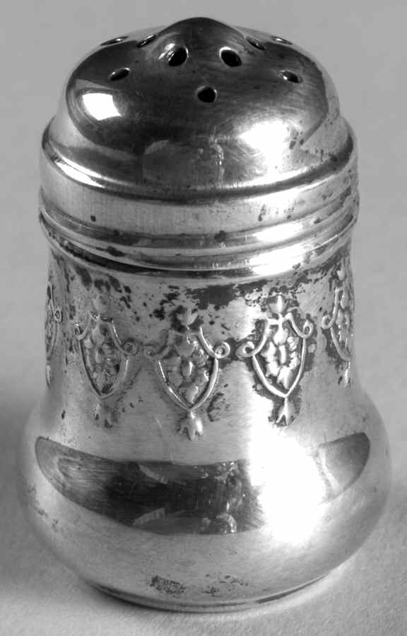 7714 (Sterling, Hollowware) Individual Salt Shaker by Weidlich Silver-1