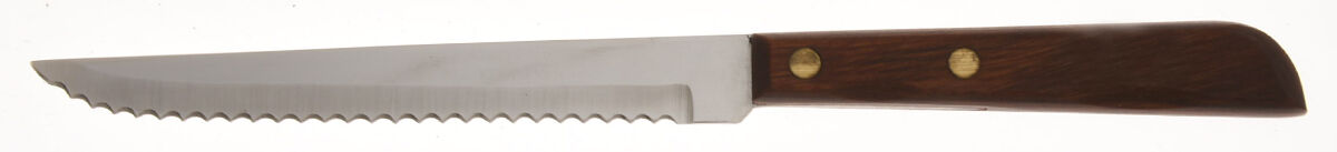 Town and Country Brown Maple (Stainless) Individual Steak Knife Hollow Handle Serrate Blade by Washington Forge-1