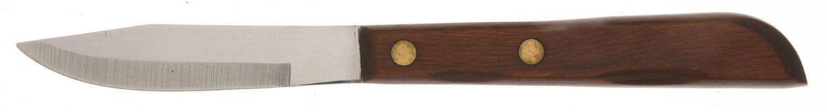 Town and Country Brown Maple (Stainless) Individual Fruit Knife with Stainless Blade by Washington Forge-1
