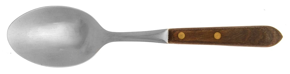 Town and Country Brown Maple (Stainless) Tablespoon (Serving Spoon) by Washington Forge-1