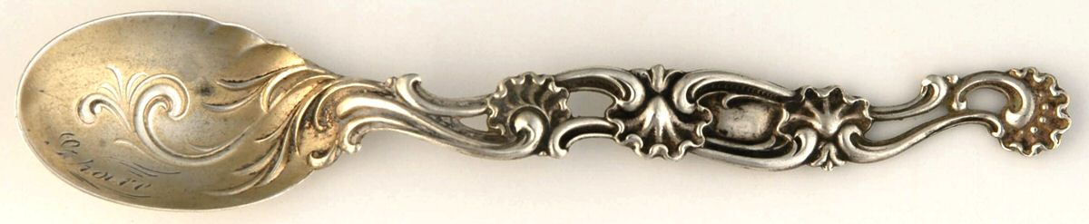 WDS40 (Sterling) Egg Spoon by Whiting Manf Co-1