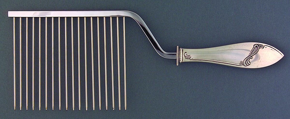 WEB16(Sterling) Cake Breaker with Stainless Prongs by Web Silver-1