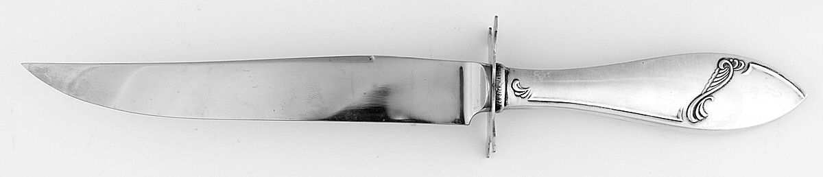 WEB16(Sterling) Small Steak Carving Knife with Stainless Blade by Web Silver-1