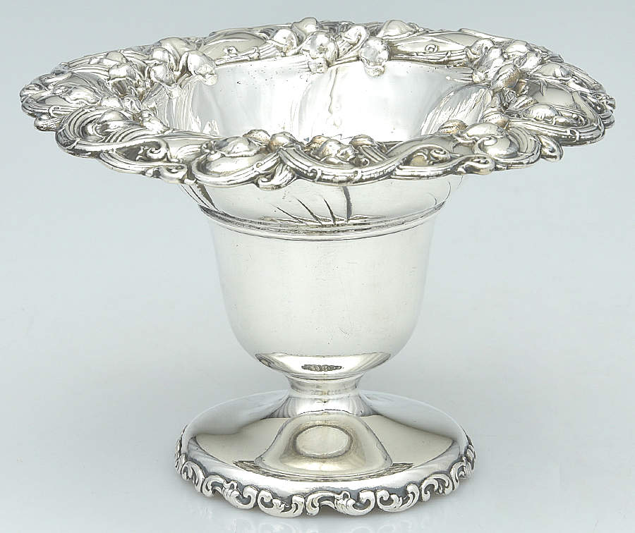 Lily of the Valley (Sterling, Hollowware) 4" Vase by Whiting Manf Co-1