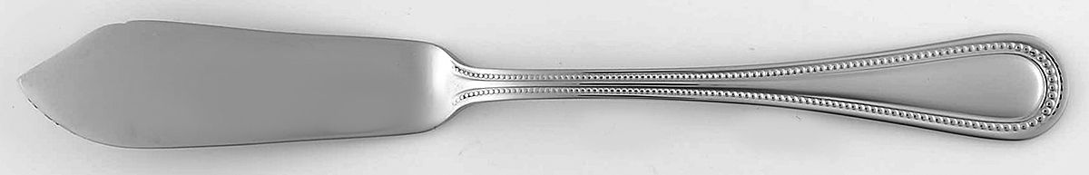 Downham (Stainless) Flat Handle Master Butter Knife by Wallace Silver-1