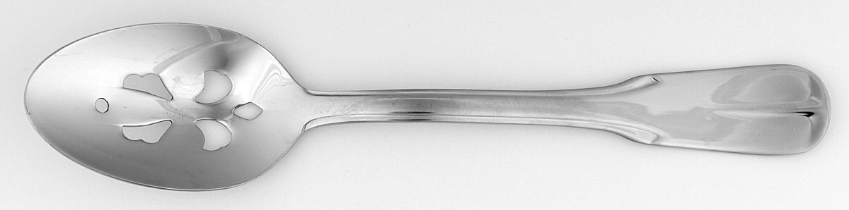 Westport (Stainless) Pierced Tablespoon (Serving Spoon) by Wallace Silver-1