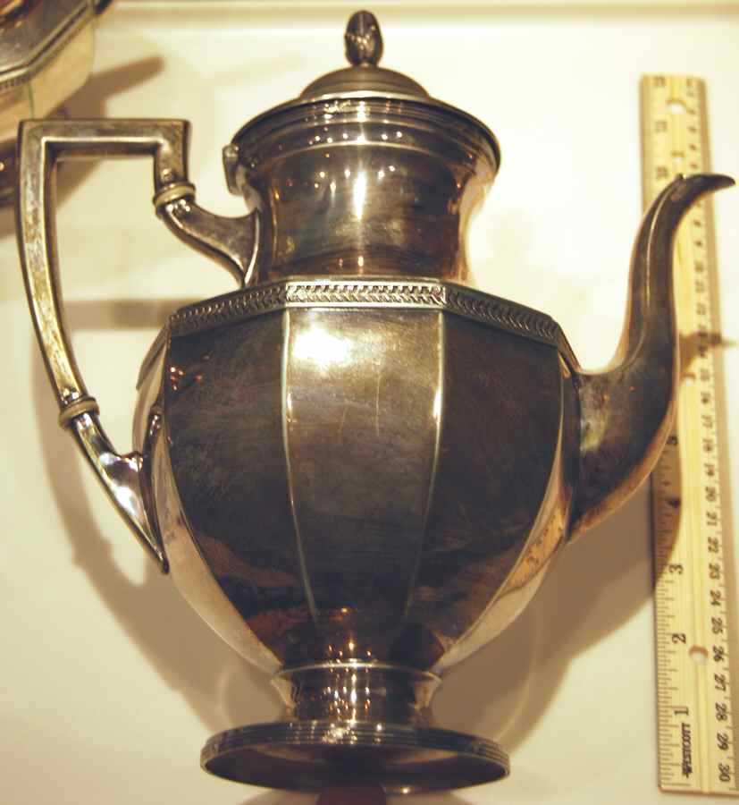 WMB1(Sterling, Hollowware) Coffee Pot by Wilhelm Binder-1