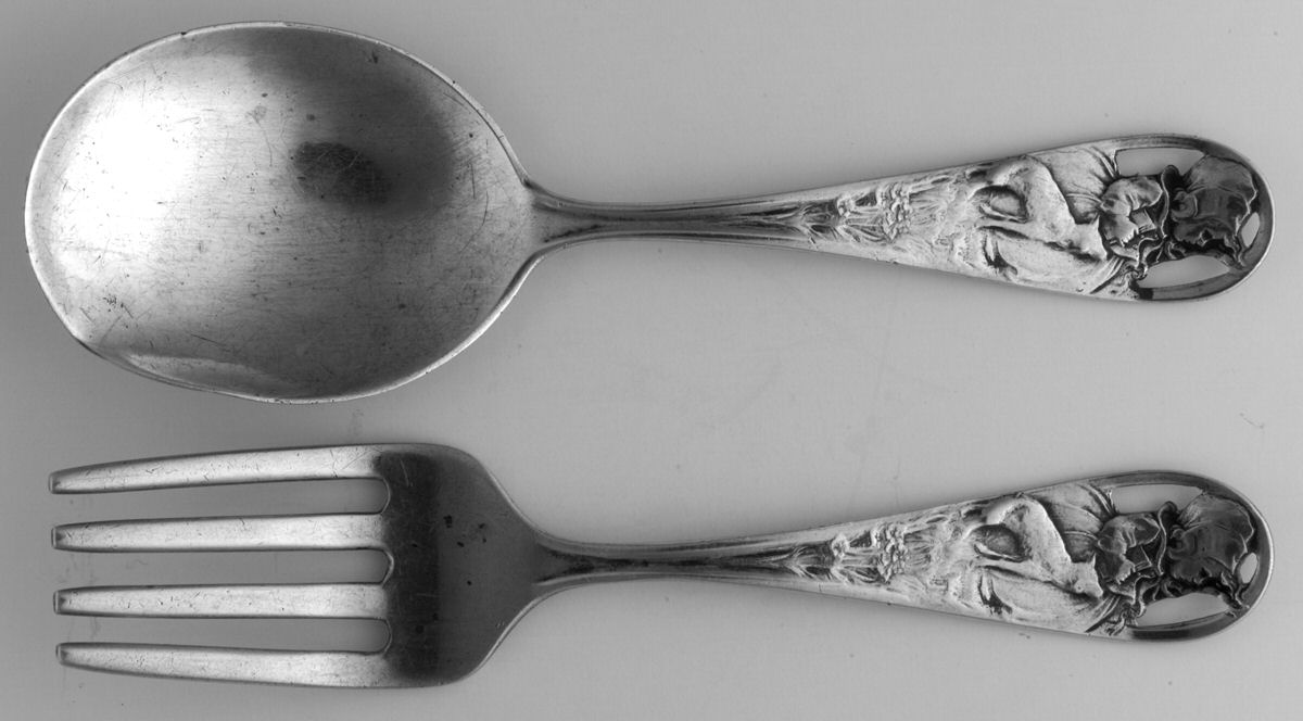 Mary Had a Little Lamb (Sterling) 2 Pc Baby Set (BF, BS) by Webster Co-1